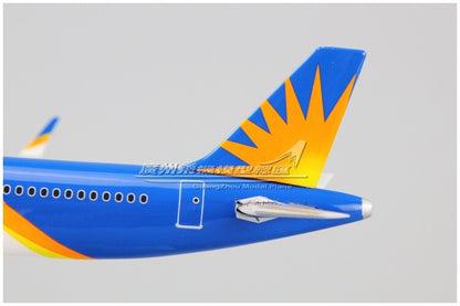 1:200 allegrant AIRBUS A320 Passenger Plane ABS Plastic Plane Aircraft Model