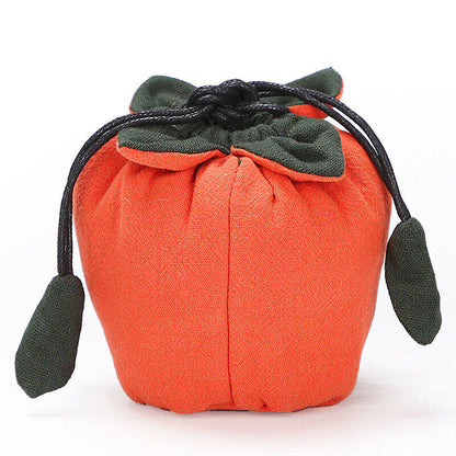 Tea Cup Drawstring Bag Travel Teaware Storage Pouch Portable Collect Teacup Bag