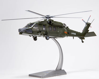 1:48 AF1 43CM Z-20 Armed Helicopter Airplane Diecast Military Aircraft Model