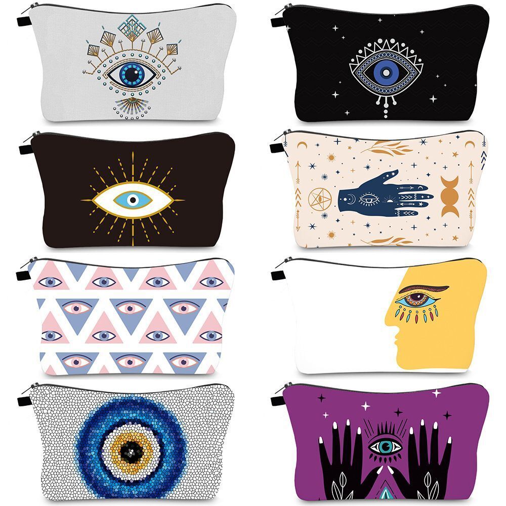 Cosmetic Bag Printed Traveling Storage Bags Clutch Washing Bag Makeup Organizer