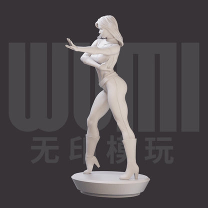 1/24 resin figure model kit Invisible Woman Unassembled unpainted