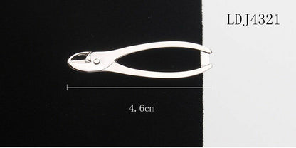 Men Tie Clips Classic Fashion Copper Enamel Creative Business Collar Ties Clasps