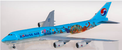 38CM 1:200 SQ Wings Korean Air Boeing 747-8 Passenger Airplane Diecast Model