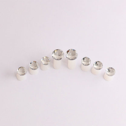 Nail Art Tools 8Pcs Soft Silicone Foot Finger Divider DIY Pedicure Toe Separator