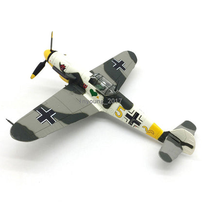 1/72 1942 WWII Bf-109-4 Fighter Aircraft Plane Diecast Model Collection for Men