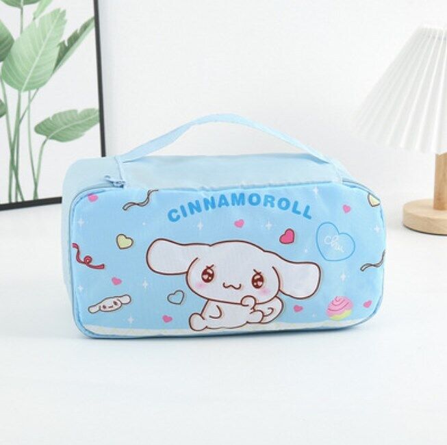 Cartoon Portable Women's Underwear Storage Bag Travel Cosmetics Storage