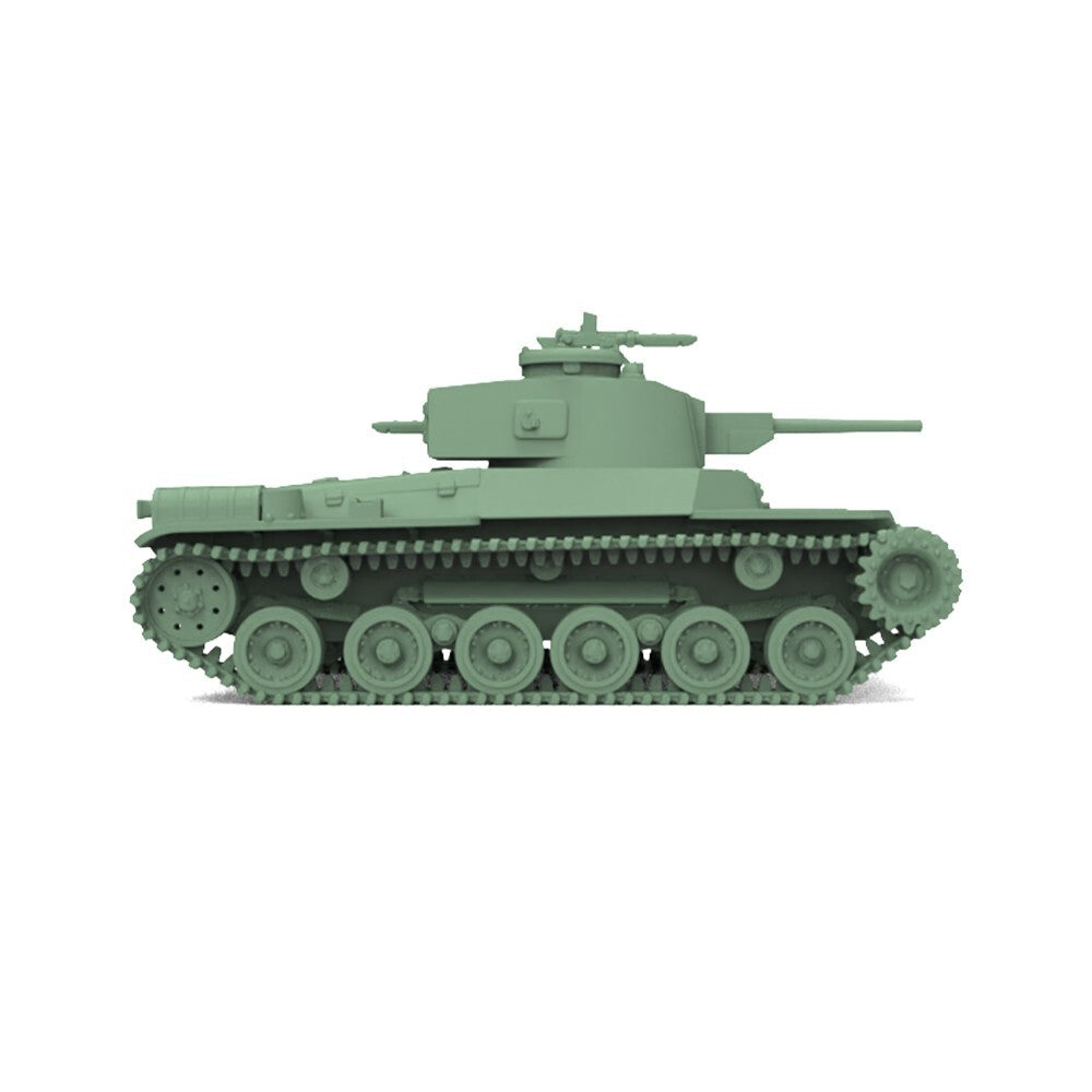 SS220824 1/220 Military Model Kit Japan Type 97 "Chi-Ha Kai" Medium Tank