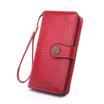 Wallet Synthetic Leather Money Bag Clutch Leisure Purse Style Wallets Long Coin