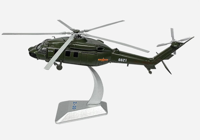 1:100 China Z-20 Armed Helicopter Aeroplane Diecast Military Aircraft Model