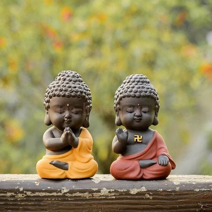 Embersceramic Buddha Pottery Ceramic Tea Pets Chinese Tea Ceremony Accessories