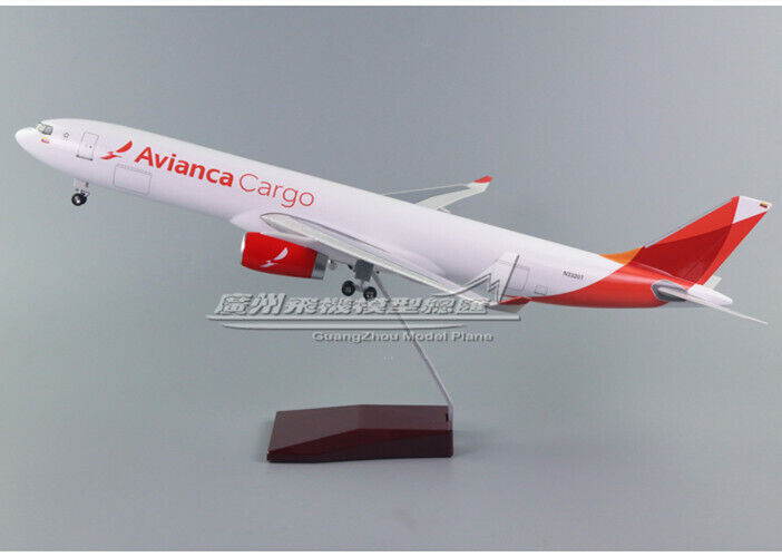 1:135 47CM Avianca Cargo AIRBUS A330 Airfreighter Plane Landing gear Resin Model
