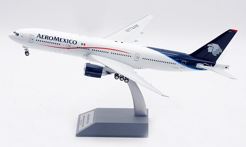 1:200 32CM InFlight AEROMEXICO BOEING 777-200ER Passenger Airplane Diecast Model