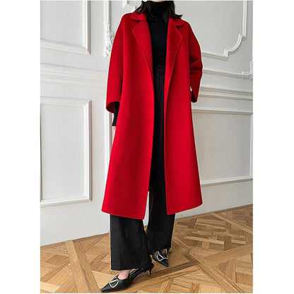 Wool Coat Female Women's Cashmere Coat Autumn Winter Cashmere Coat