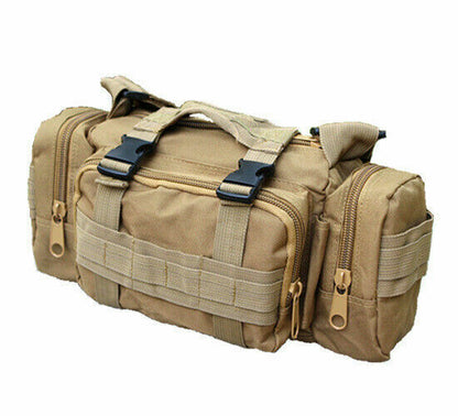 Outdoor Military Tactical Backpack Pack Waist Bag Camping Hiking Pouch Bag