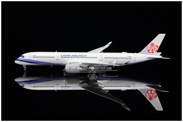 1:400 JC Wings CHINA AIRLINES AIRBUS A350-900 Passenger Airplane Diecast Model