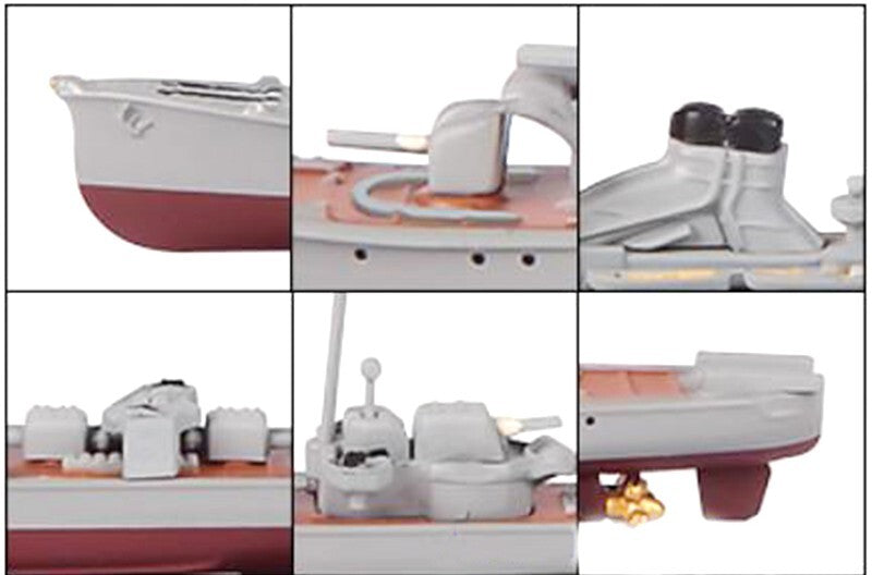 Eaglemoss Japan YUBARI Light Cruiser No.55 Battleship 1/1100 diecast model ship