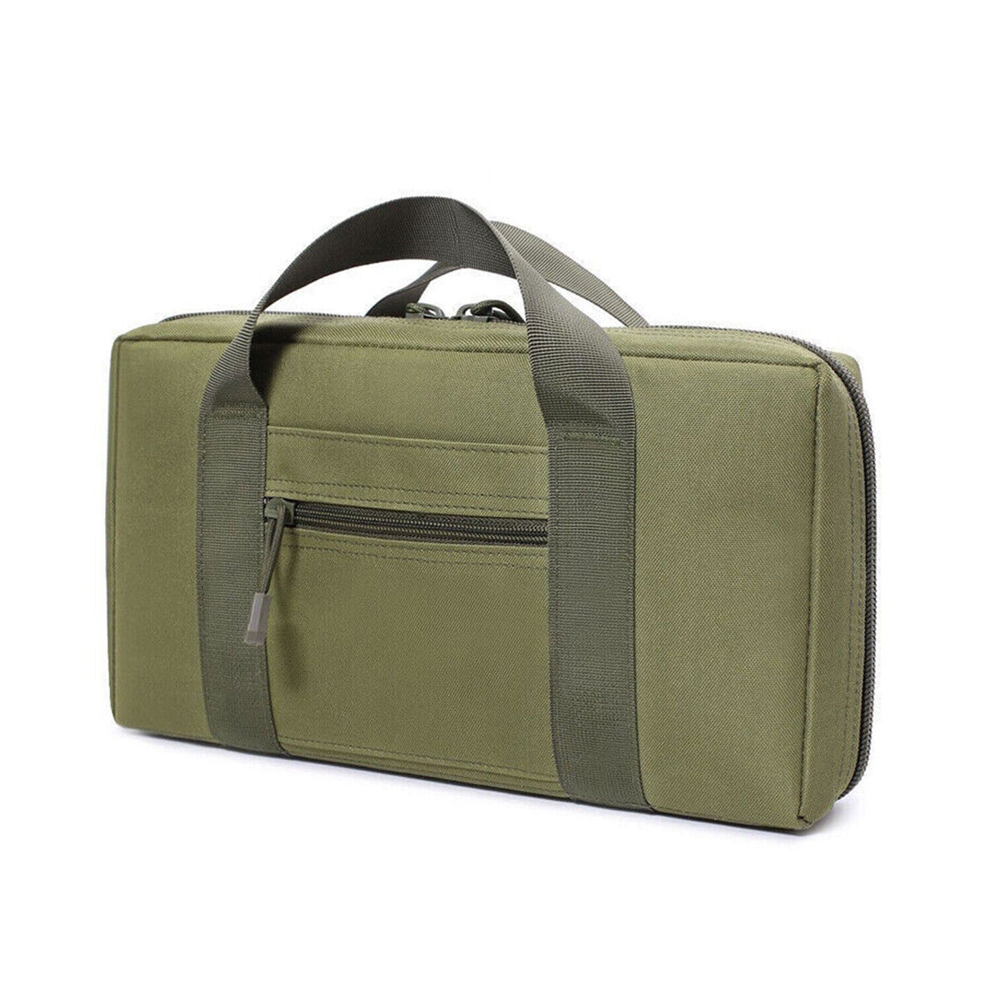Tactical Pistol Gun Storage Case Handgun Bag Shooting Range with Magazine Pouch