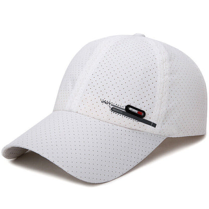 Unisex Breathable Mesh Hat Snapback HatAdjustable Quick Drying Hats Baseball Cap