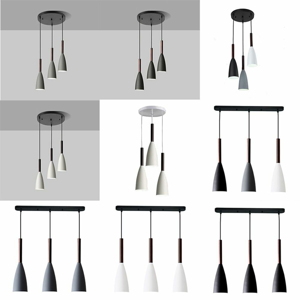 Modern Pendant Lights Lighting Nordic Minimalist Dining Table Kitchen Lamps E27