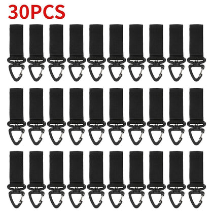 Outdoor Tactical Gloves Hooks Triangle Backpack Hanging Buckle Nylon Keychain