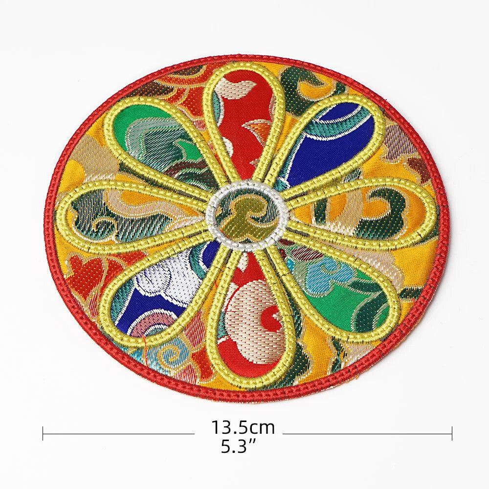 Table Mat Home Decoration Embroidery Tibetan Buddhist Tangka Woven Thermal
