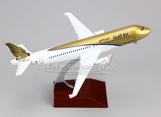 16cm Gulf Air AIRBUS A320 Passenger Aircraft Diecast Aircraft Metal Plane Model