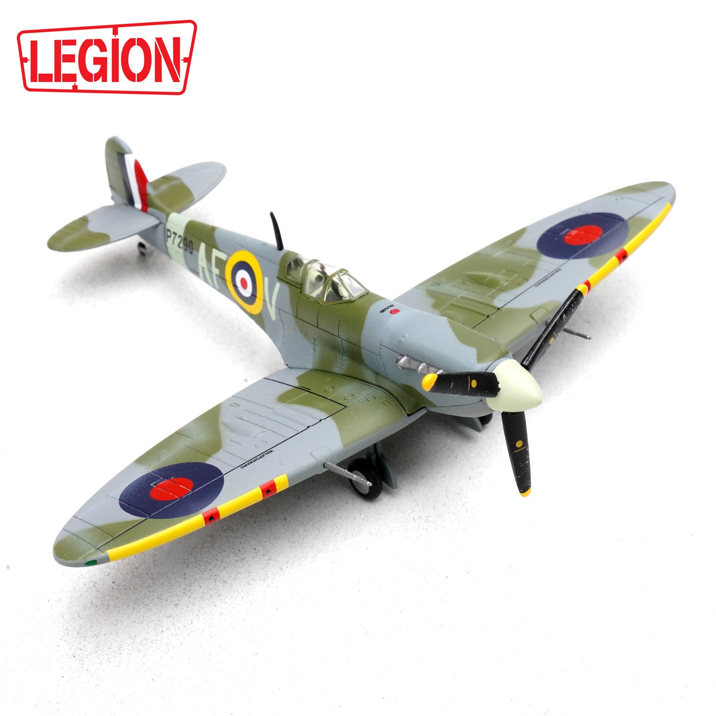 1:72 LEGION SPITFIRE Mk.VB Royal Air Force, 1942 Fighter Diecast Aircraft Model