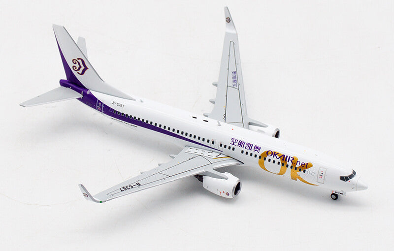 JC Wings OKAIR for BOEING 737-800 B-5367 1/400 diecast plane model aircraft