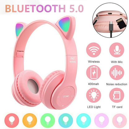 Audifonos inalambricos Bluetooth 5.0 Plegables Auriculares Universal Telefonos