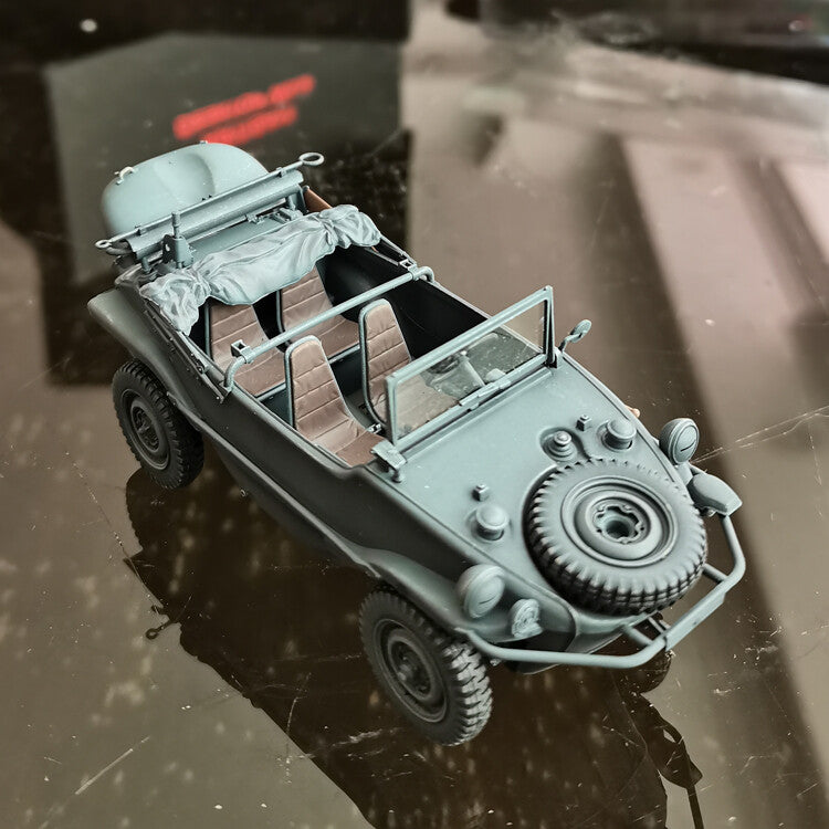 1:35 ARTISAN TYPE166 Amphibious Off-road Vehicle Plastic Diecast Military Model