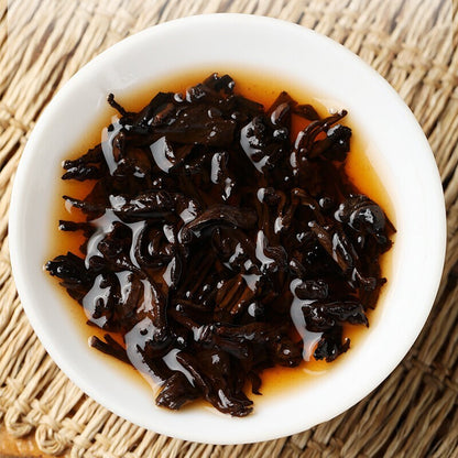 2021 Yunnan CHINATEA JIN ZHONG CHA shu Pu-erh Tea Cake Pu'er Ripe Puer tee, 357g
