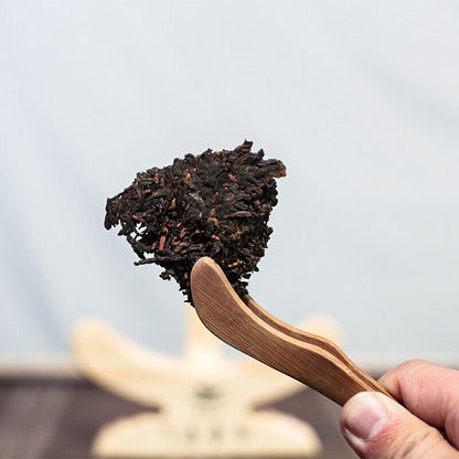 Puerh Ripe Tea Cake Yiwu Fermented Tightly Pressed Ripe Tea Cake 357g/12.59oz
