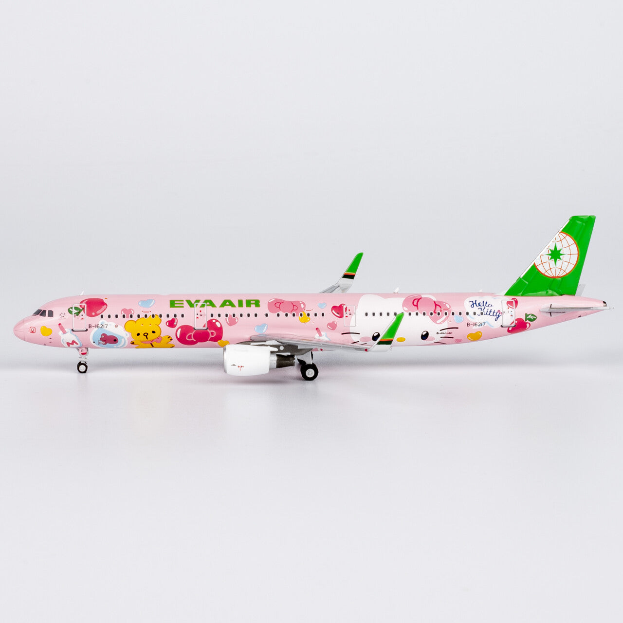 1:400 NGmodels EVA Air Airbus A321 Passenger Airplane Diecast Plane Model