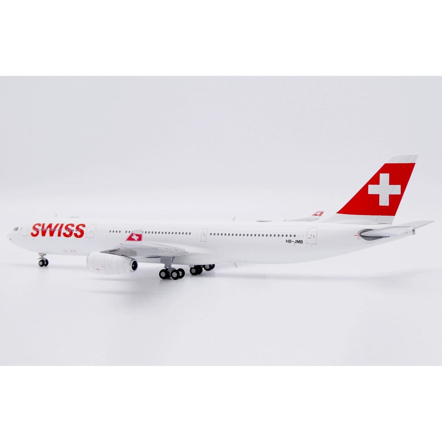 1:400 JC Wings Swiss Airbus A340-300 Passenger Plane Diecast Aircraft Model