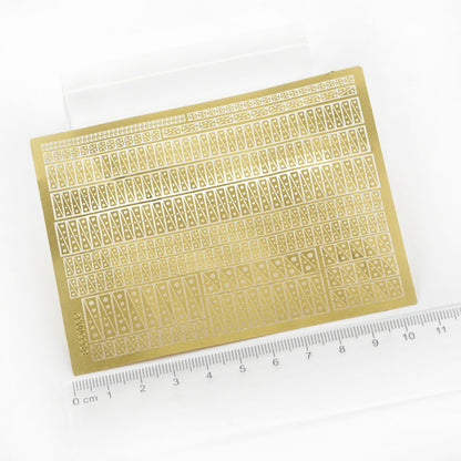 SSMODEL SS350032 1/350 WWII Warship Triangular Perforated Gussets