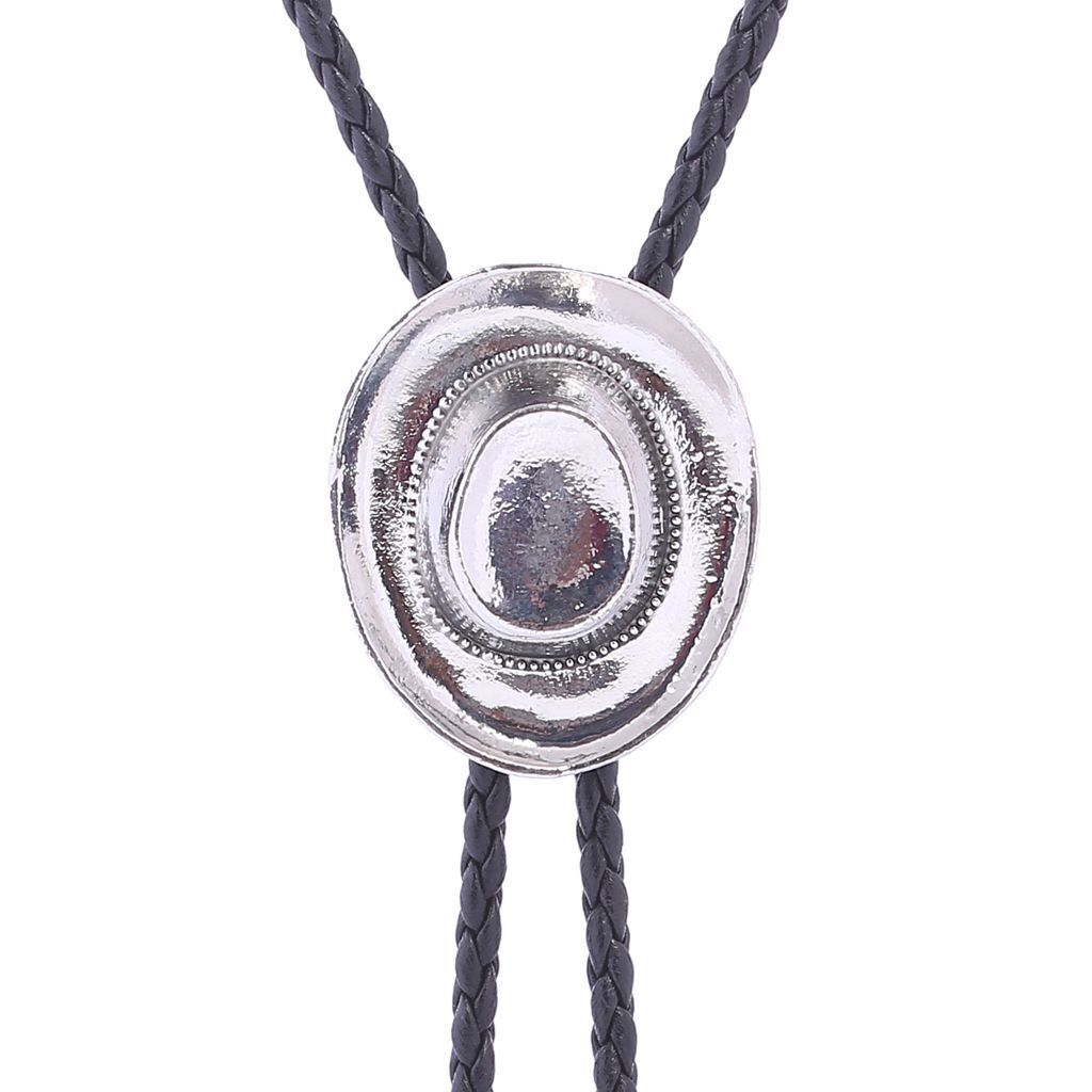 Men Bolo Ties Cowboy Adjustable Cacique Women Western Rodeo Dance Neckties 3.5cm