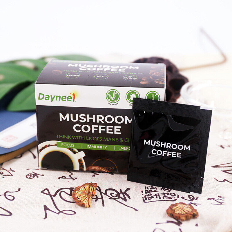 Hot Sell ! Mushroom Coffee 6 Grams * 20 Bags of Instant Mushroom Coffee