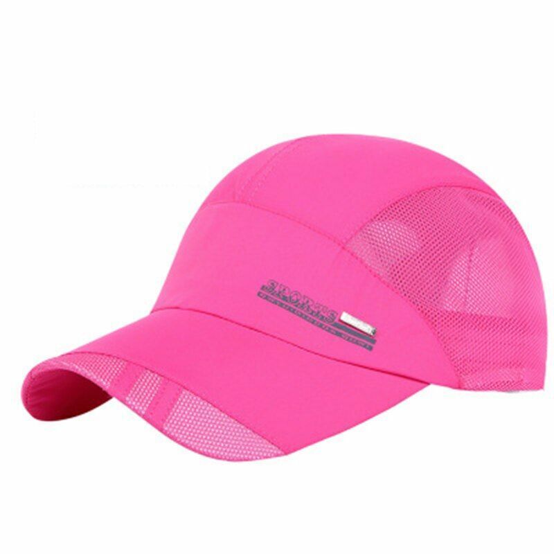 Summer Outdoor Sport Cap Quick Dry Breathable Hiking Fishing Running Sun Hat