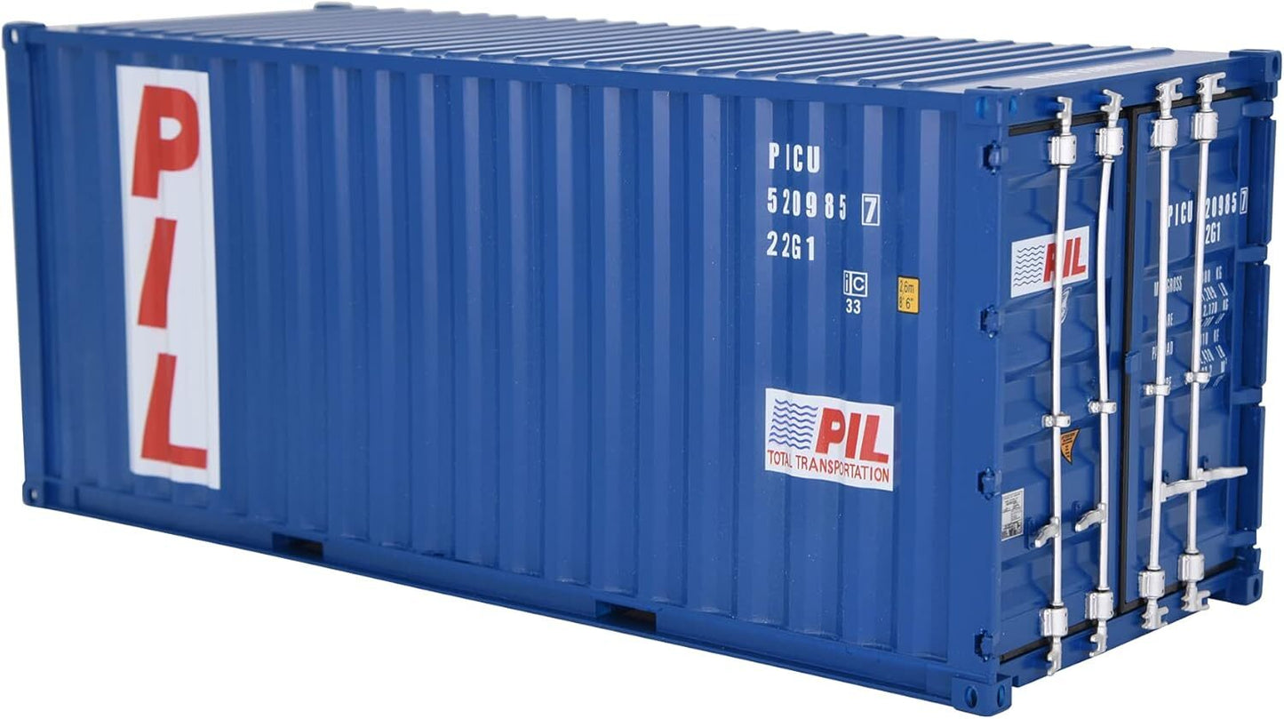 1:20 PIL 20GP Shipping Container Model Abs Resin & Wood Toy Home Decoration Gift