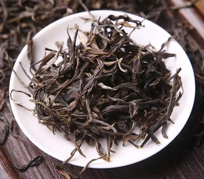 500g MengHai Old BanZhang Puer Ripe Tea Pu'Er Brick Cooked tea Ancient Gold bud