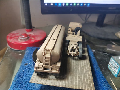 3D Printed 1/72 American M1088 Tanker Finished Product