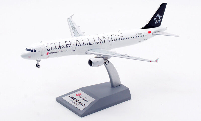 1:200 Aviation AIR CHINA STAR ALLIANCE AIRBUS A321 Passenger Plane Diecast Model