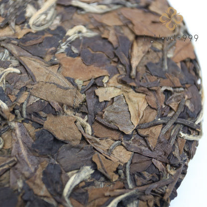 100g Fuding White Tea Aged Shoumei Biscuit Cake Sun Dried Jujube Aroma Gongmei