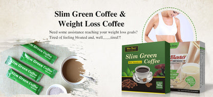 Slim Diet Coffee Natural Slimming Weight Loss Instant Coffee Powder 10g*18 bags