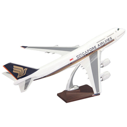 47CM 1:150 SINGAPORE AIRLINES BOEING 747-400 9V-SPO Passenger Plane Resin Model