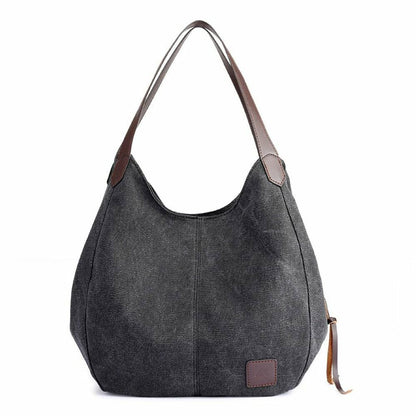 Women Large Canvas Handbag Shoulder Bag Travel Messenger Tote Purse Hobo Bags