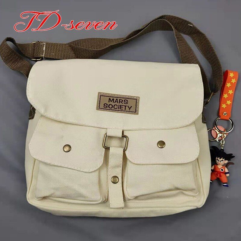 Women's Canvas Bag Department Messenger Bag Female Students Shoulder Bags 1 PC