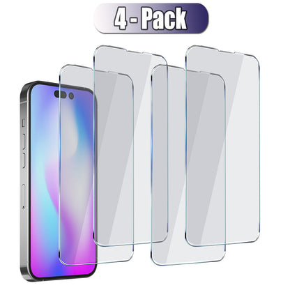 For Apple iPhone 14/14 Pro Max/Plus Tempered Glass HD Clear Screen Protector
