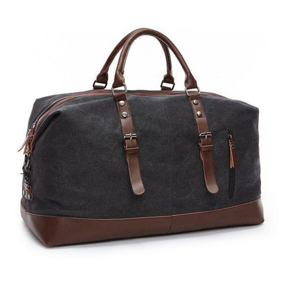Carry on Luggage Bags Men's Canvas Travel Bags Suitcase Tote Weekend Overnight