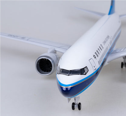 47CM 1:85 CHINA SOUTHERN BOEING 737 MAX Plane Landing gear Resin Aircraft Model